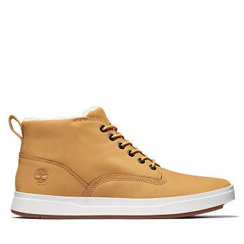 Timberland Férfi Davis Square Vízálló Bakancs Teve